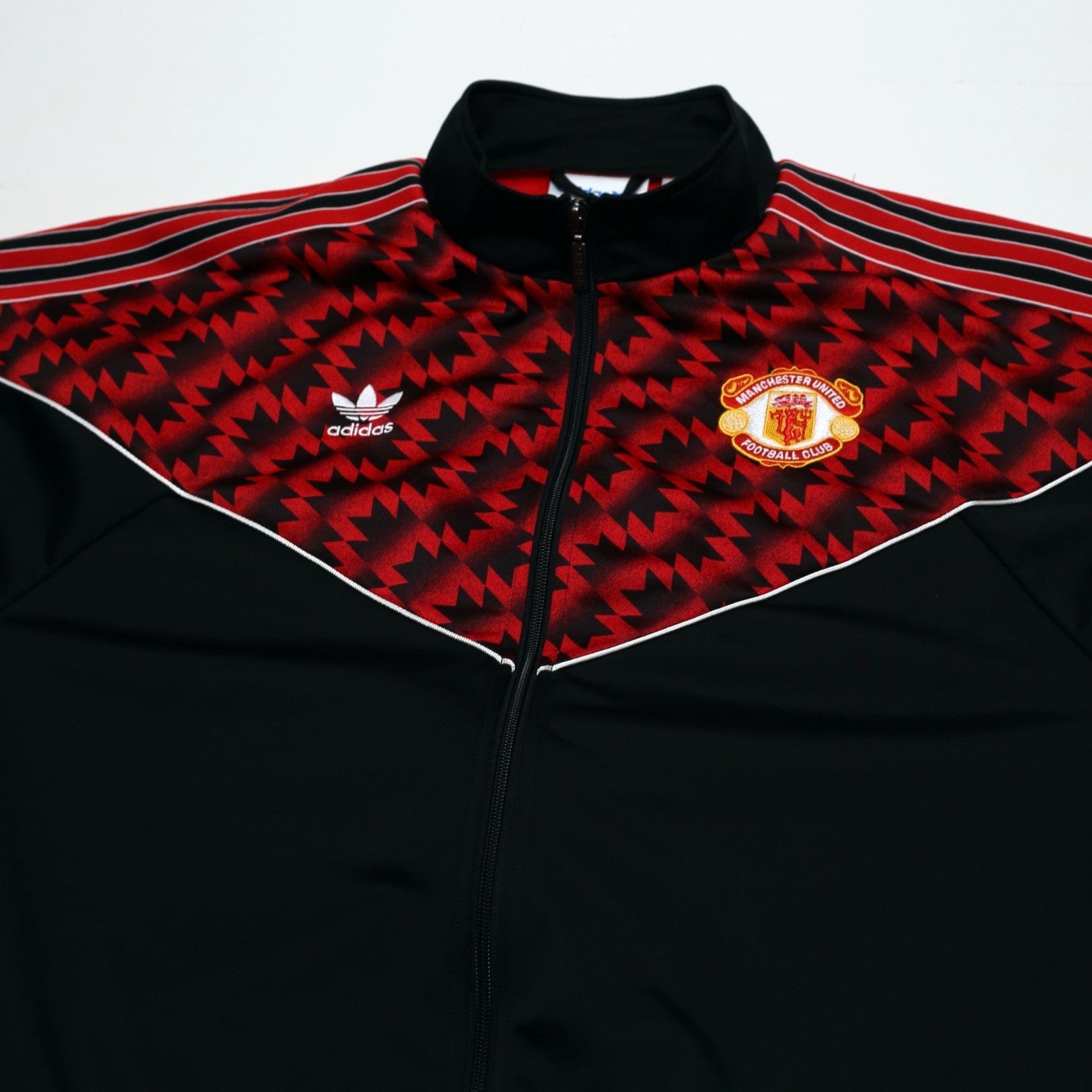1990/92 Manchester United Retro adidas Originals Track Top Jacket (L) 1991
