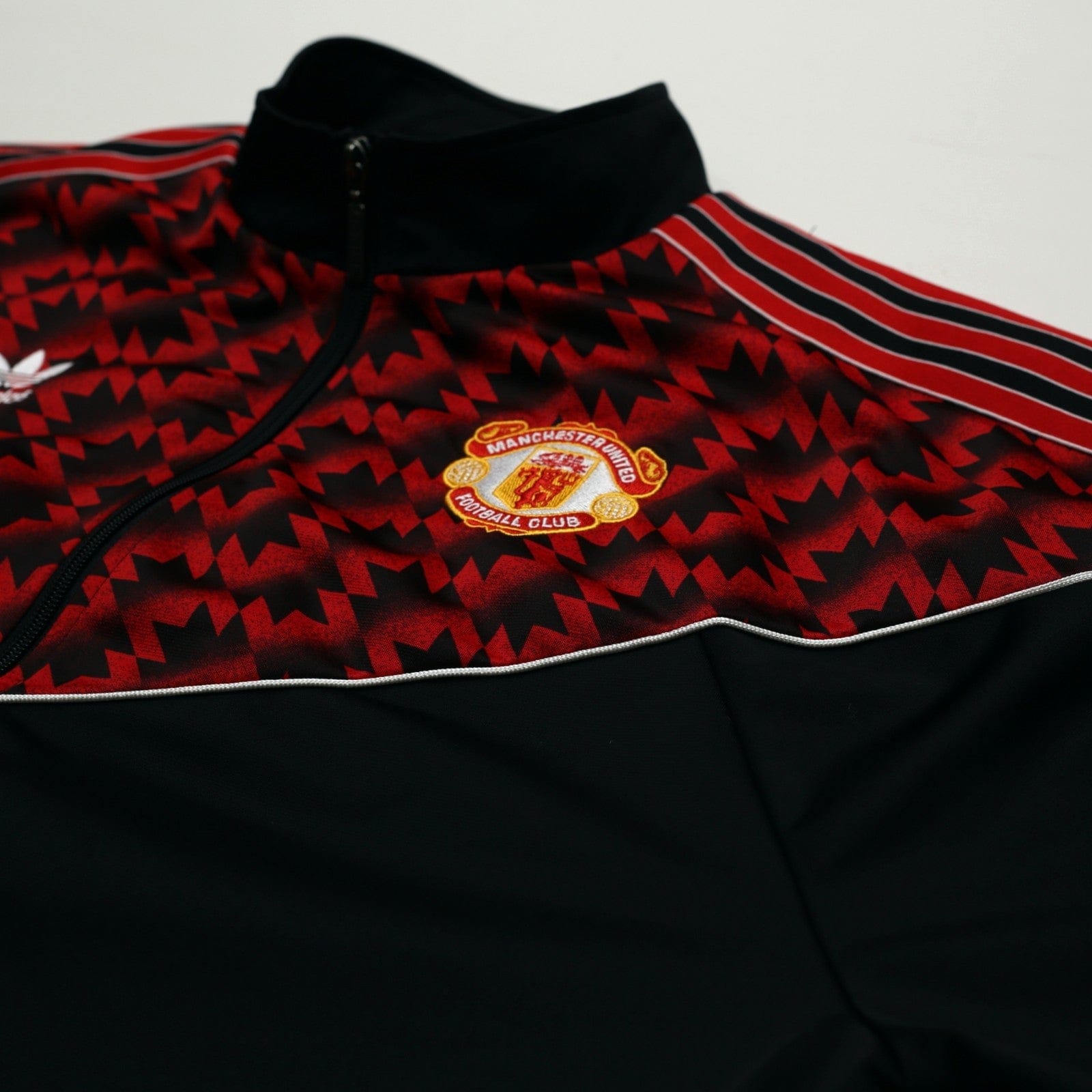 1990/92 Manchester United Retro adidas Originals Track Top Jacket (L) 1991