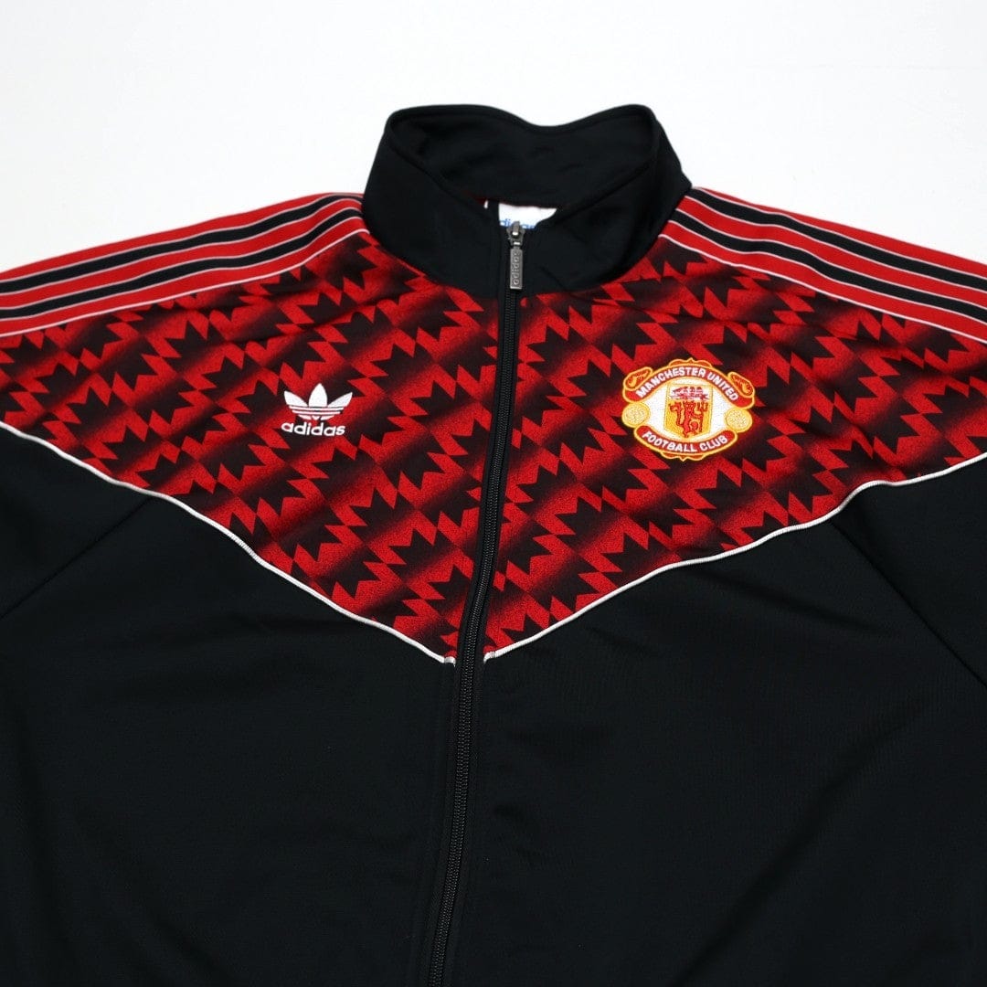 1990/92 Manchester United Retro adidas Originals Track Top Jacket (M) 1991