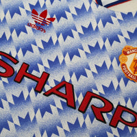 1990/92 Manchester United Vintage adidas Away Football Shirt (M) 38/40