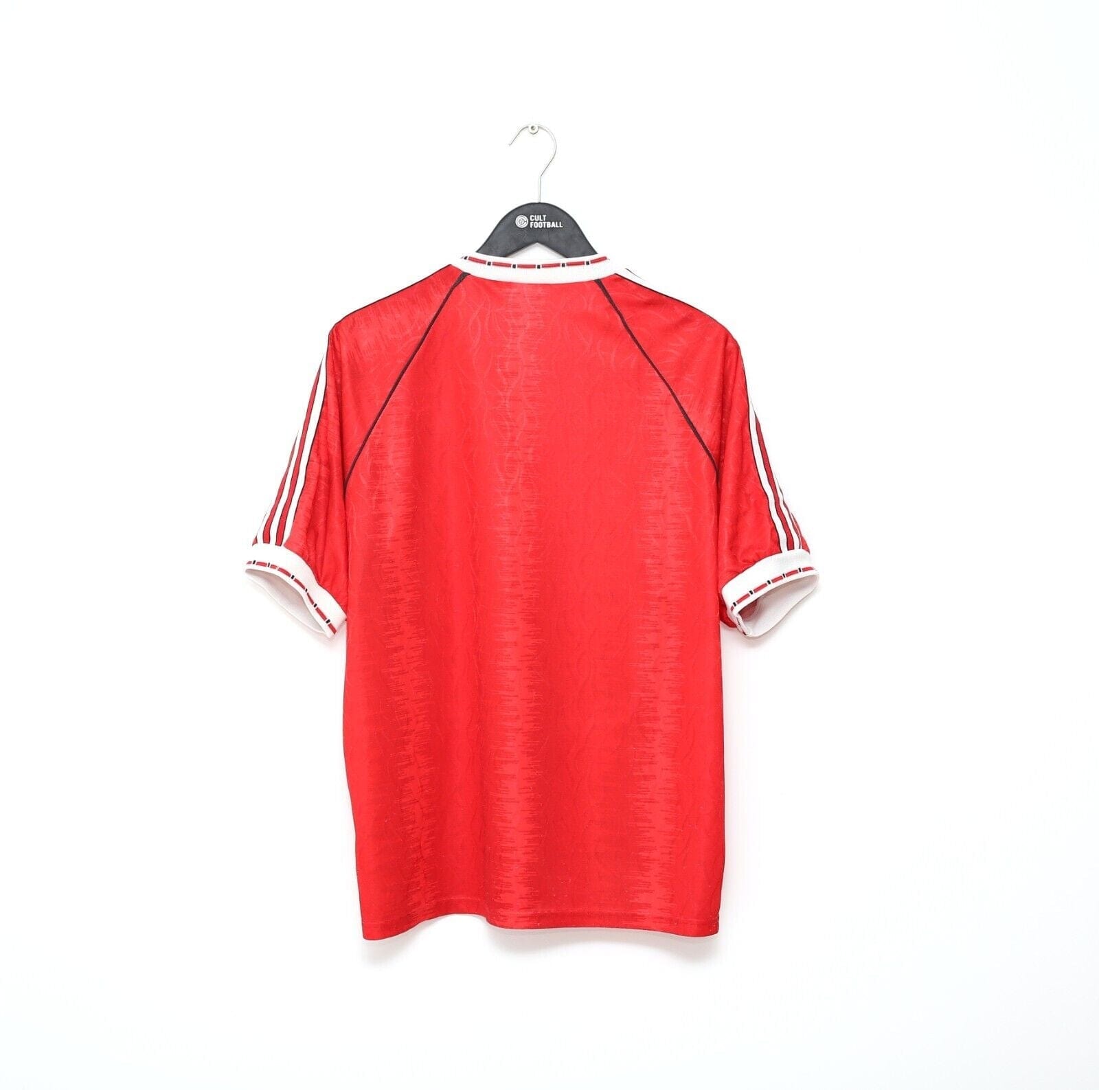 1990/92 MANCHESTER UNITED Vintage adidas Home Football Shirt (L 