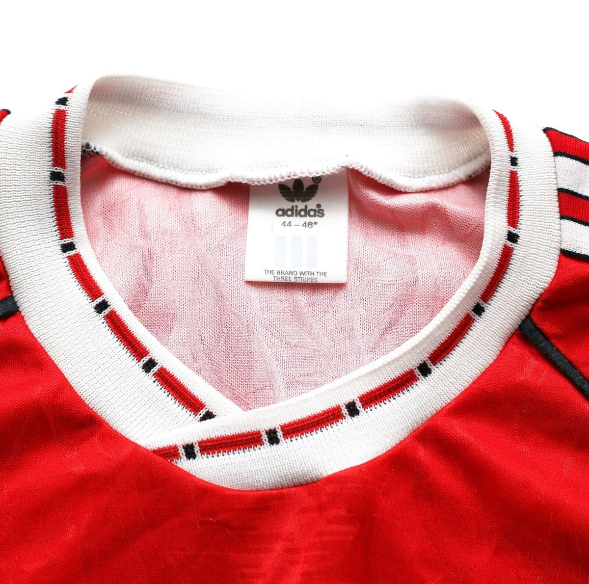 1990/92 MANCHESTER UNITED Vintage adidas Home Football Shirt (L) 44/46