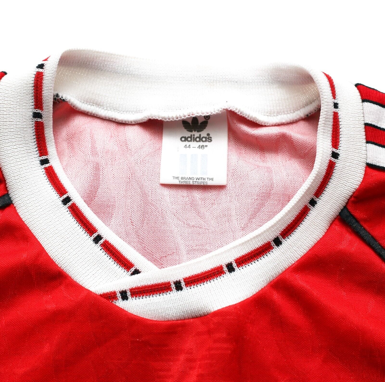1990/92 MANCHESTER UNITED Vintage adidas Home Football Shirt (L) 44/46