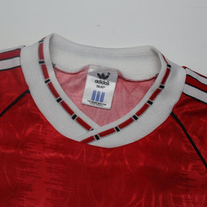 1990/92 Manchester United Vintage adidas Home Football Shirt (M) 38/40