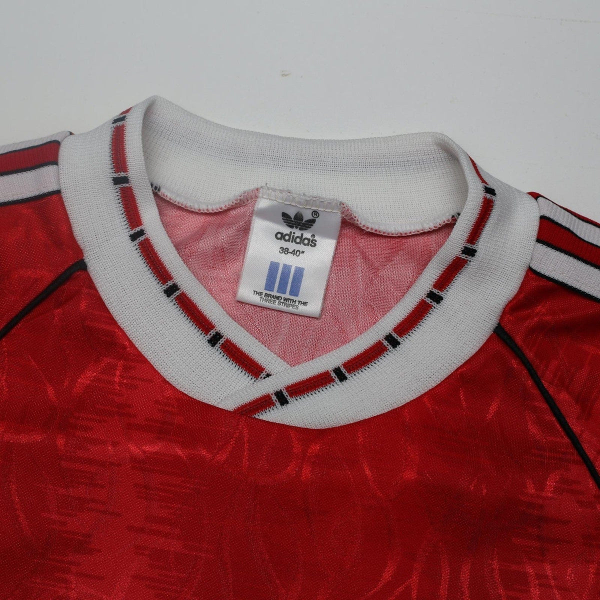 1990/92 Manchester United Vintage adidas Home Football Shirt (M) 38/40