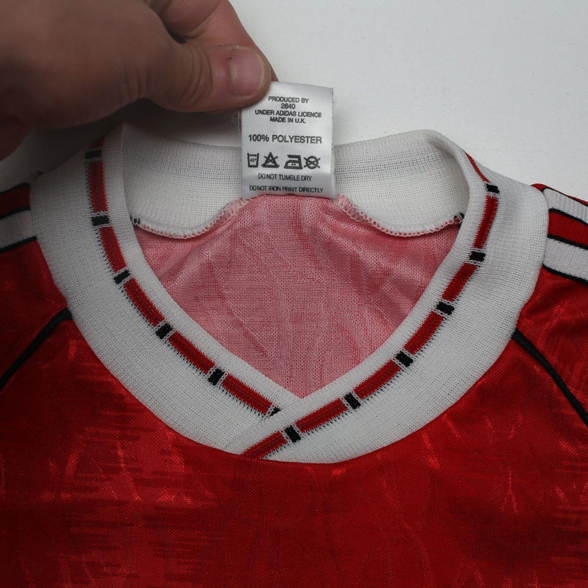 1990/92 Manchester United Vintage adidas Home Football Shirt (M) 38/40