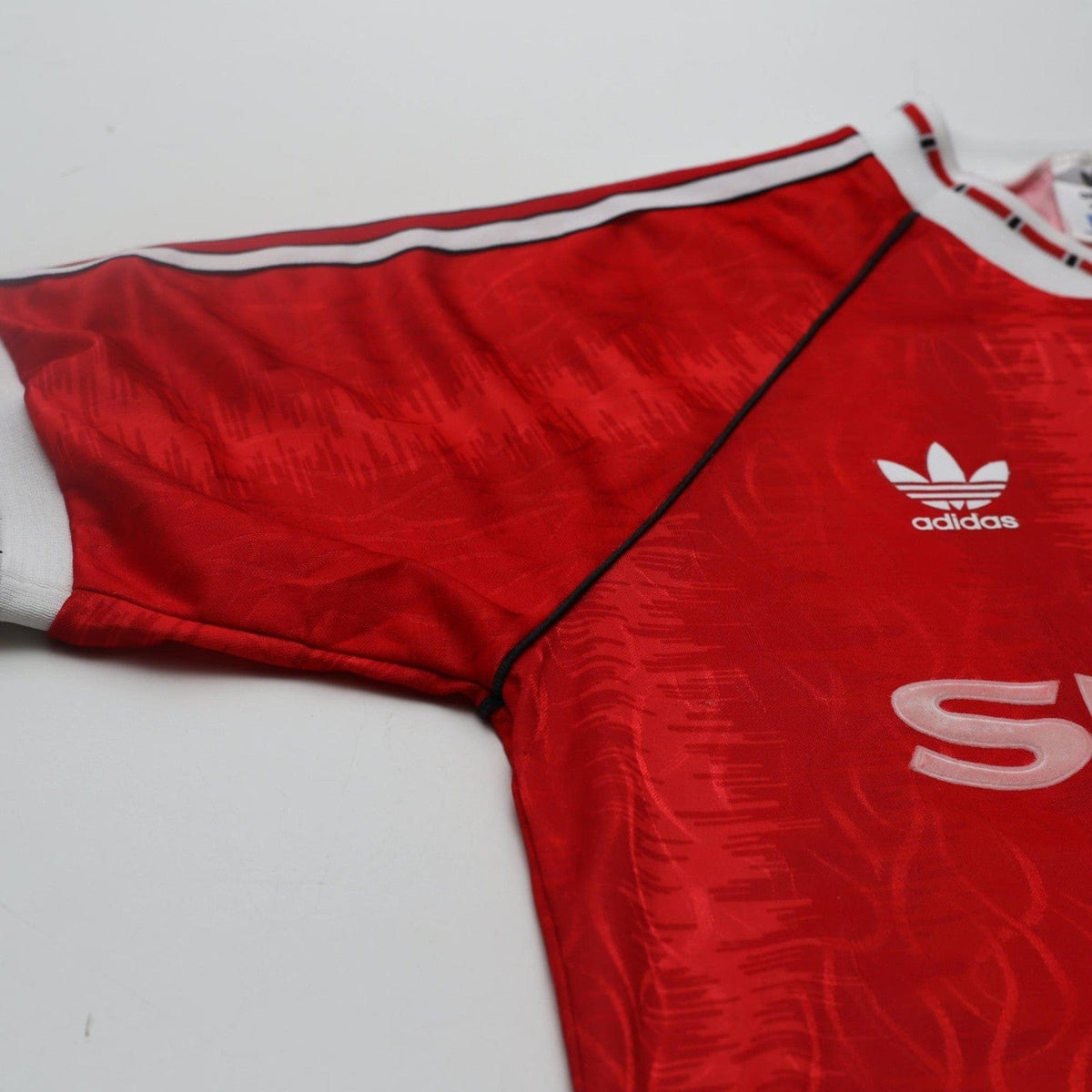 1990/92 Manchester United Vintage adidas Home Football Shirt (M) 38/40