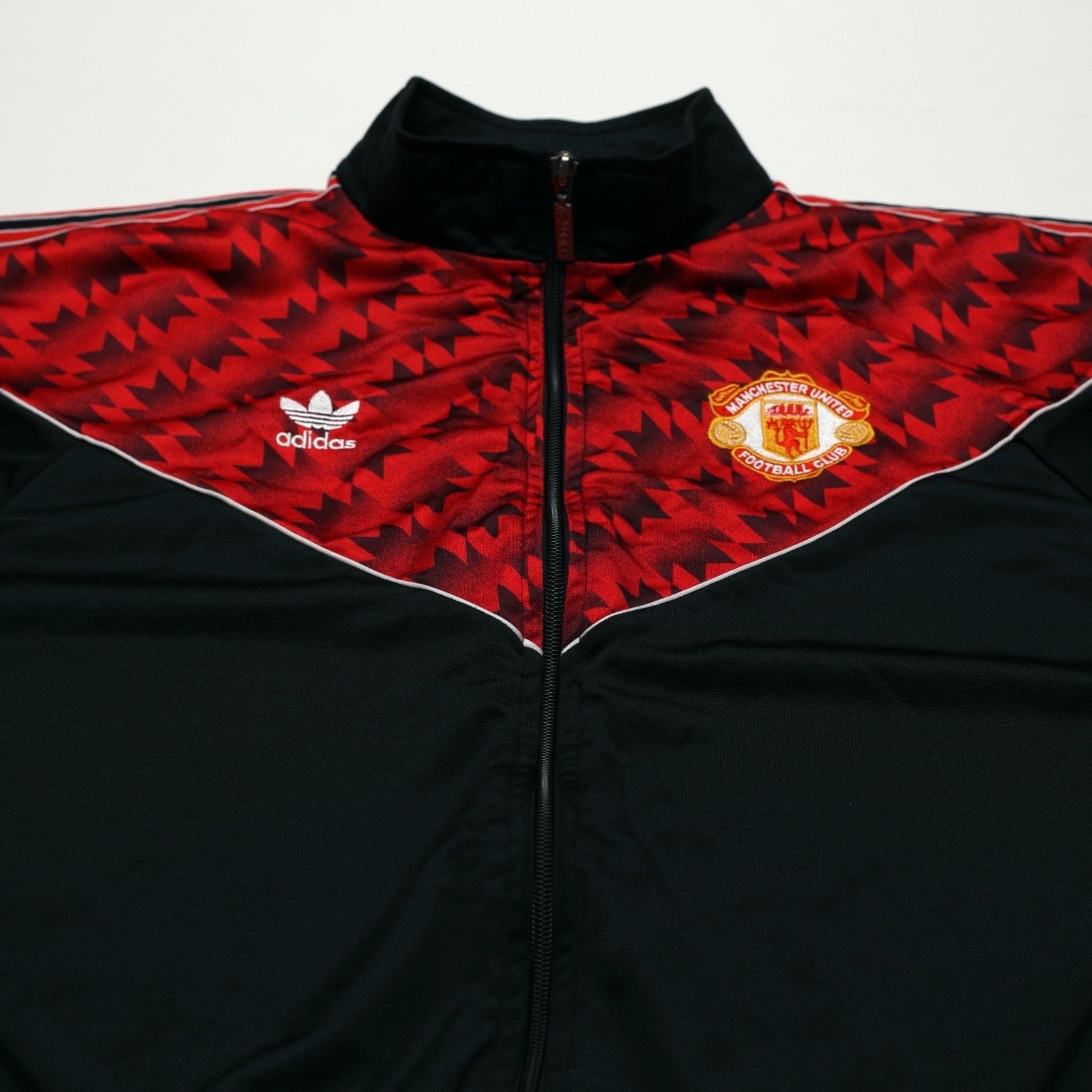 1990/92 Manchester United Vintage adidas Track Top Jacket (M) 42/44