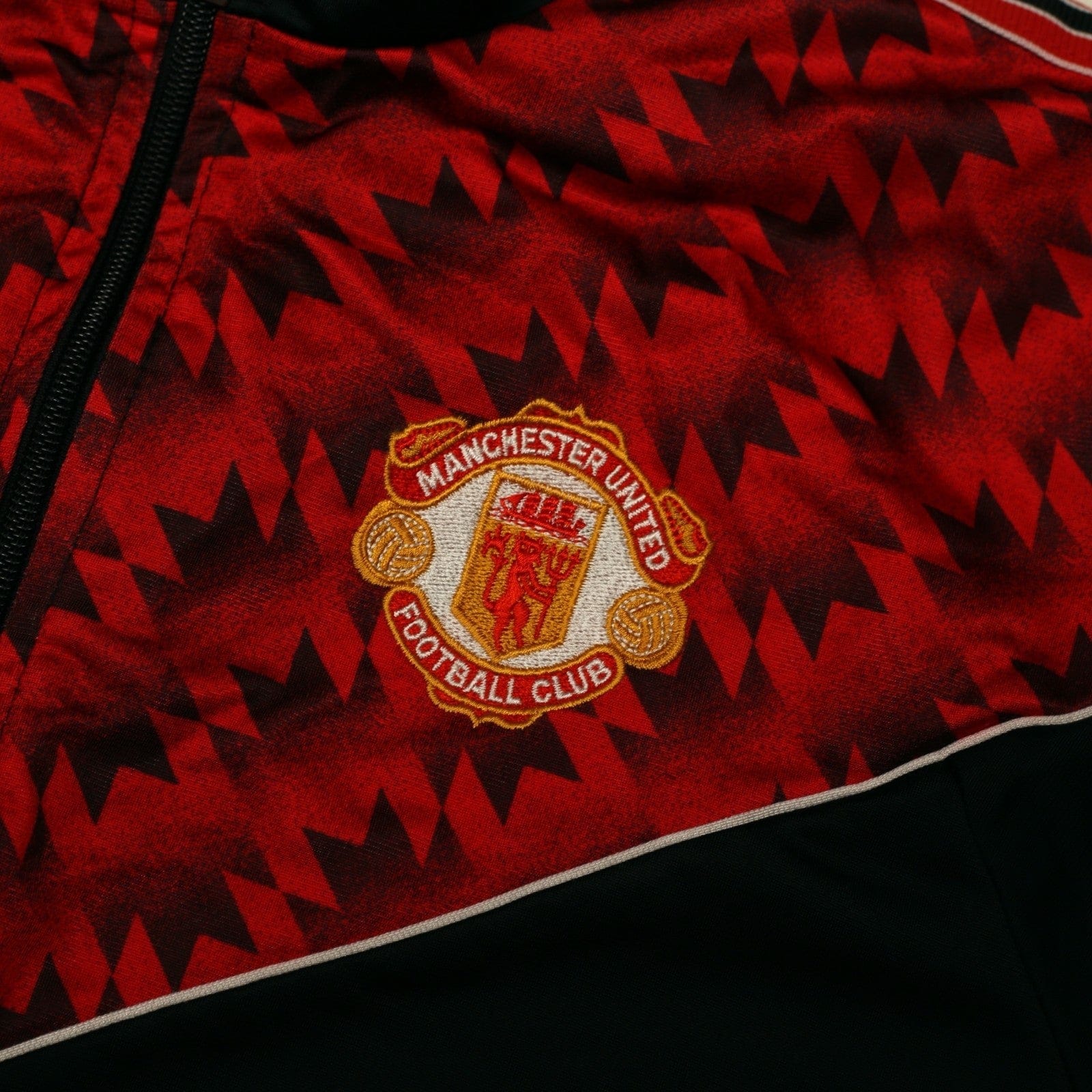 1990/92 Manchester United Vintage adidas Track Top Jacket (M) 42/44