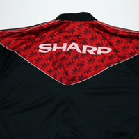 1990/92 Manchester United Vintage adidas Track Top Jacket (M) 42/44