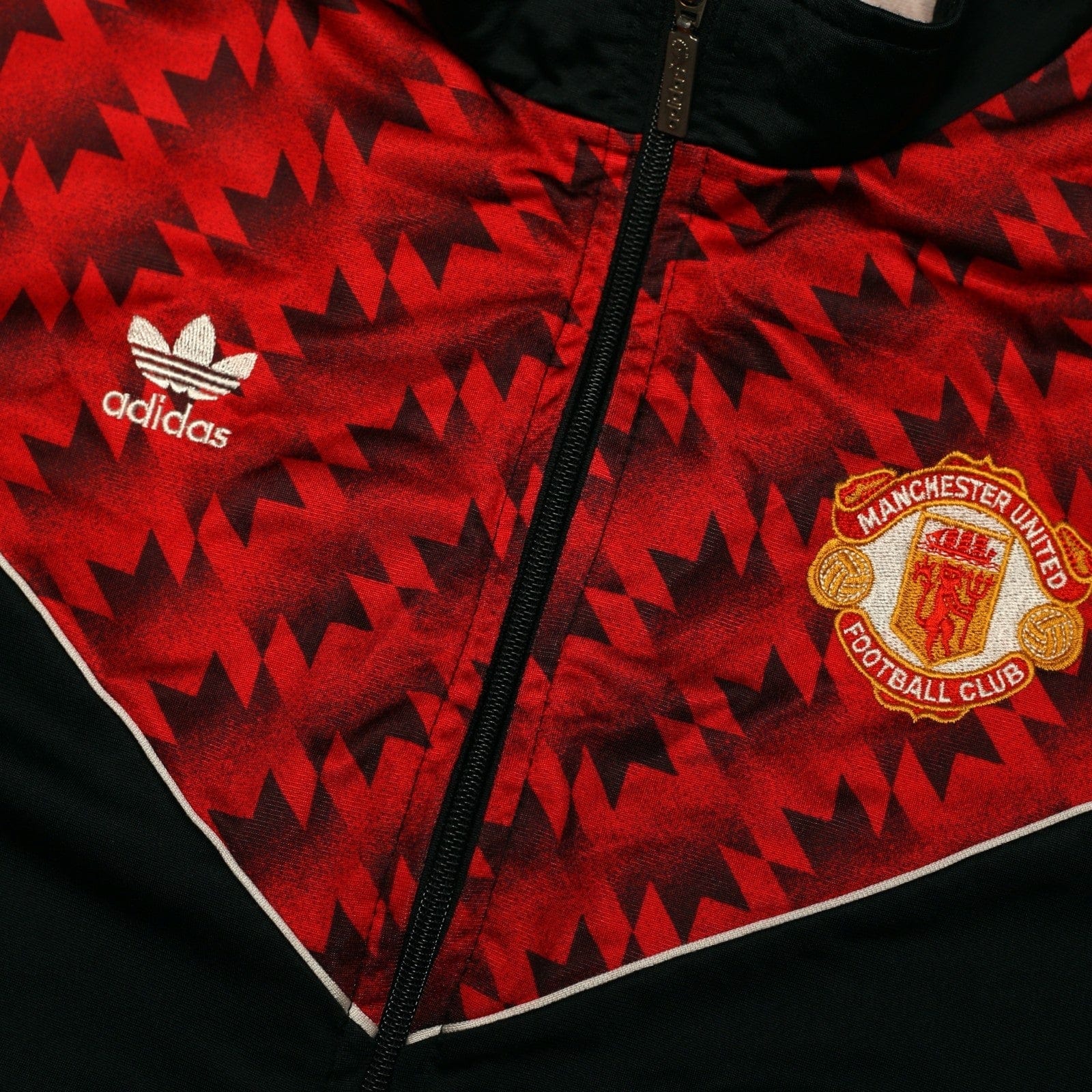 1990/92 Manchester United Vintage adidas Track Top Jacket (M) 42/44