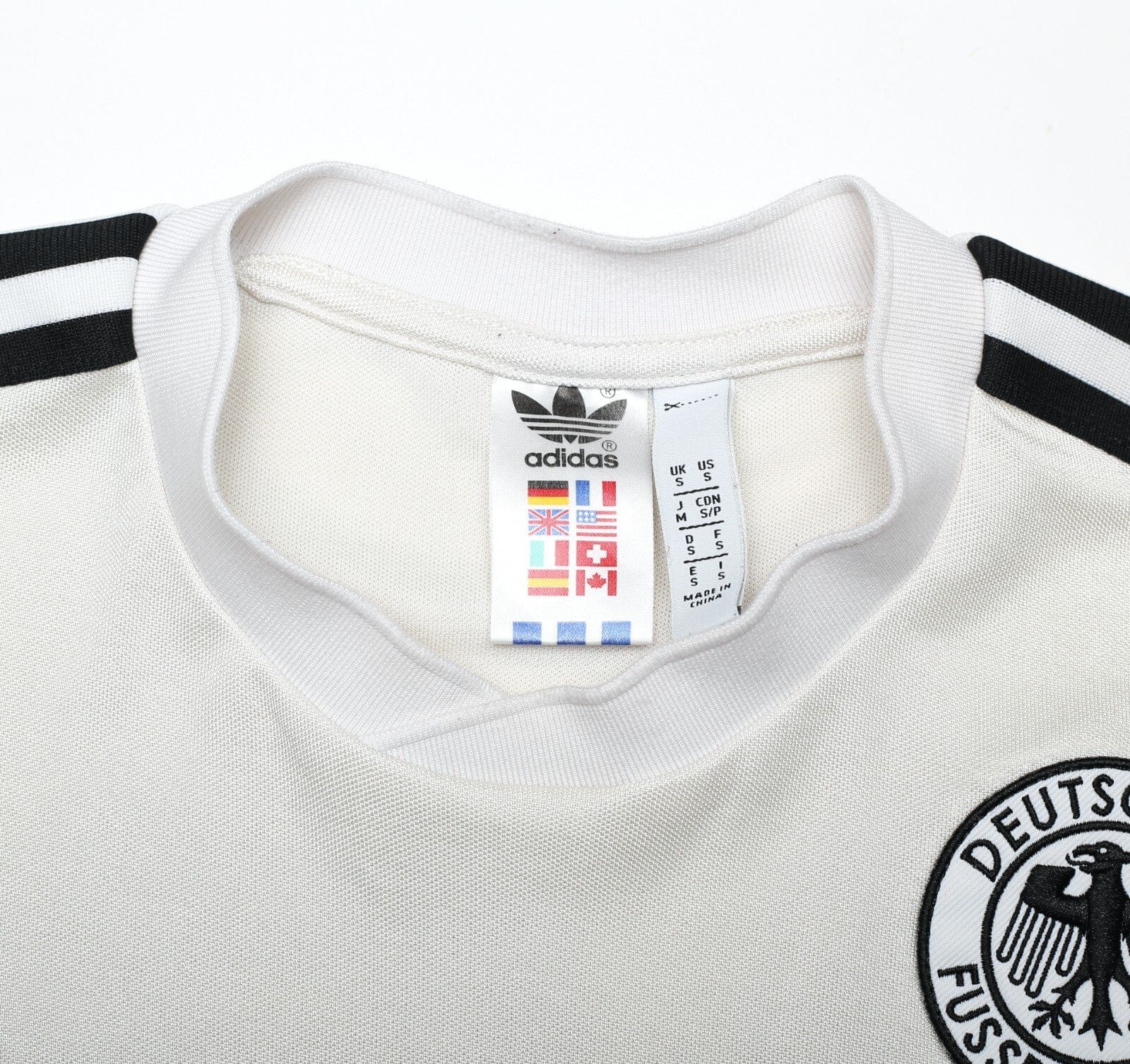 1990/92 MATTHAUS #10 West Germany Retro adidas Football Shirt (S/M) Italia 90