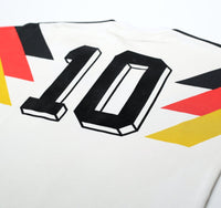 1990/92 MATTHAUS #10 West Germany Retro adidas Football Shirt (S/M) Italia 90