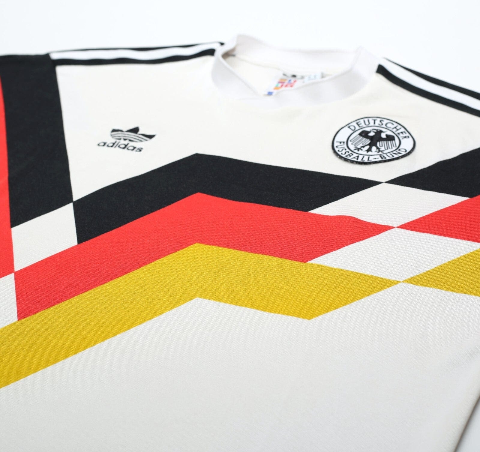 1990/92 MATTHAUS #10 West Germany Retro adidas Football Shirt (S/M) Italia 90