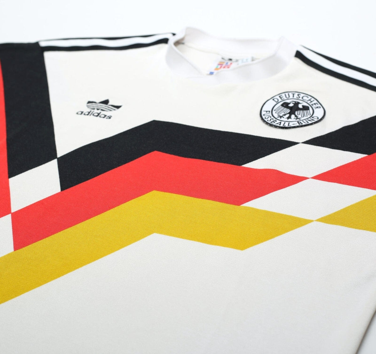 1990/92 MATTHAUS #10 West Germany Retro adidas Football Shirt (S/M) Italia 90