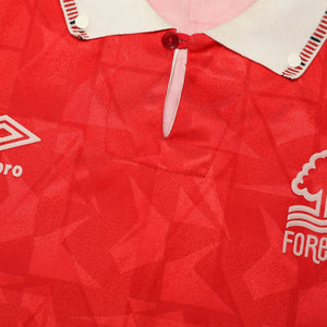 1990/92 Nottingham Forest Vintage Umbro Home Football Shirt (S)
