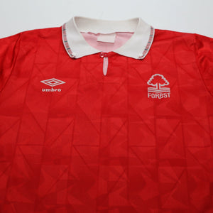1990/92 Nottingham Forest Vintage Umbro Home Football Shirt (S)