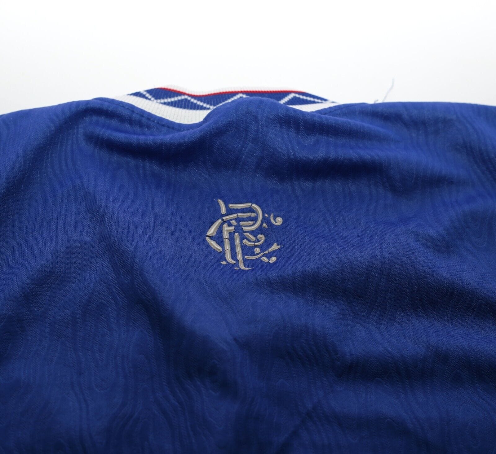 1990/92 RANGERS Vintage Admiral Home Football Shirt Jersey (L)