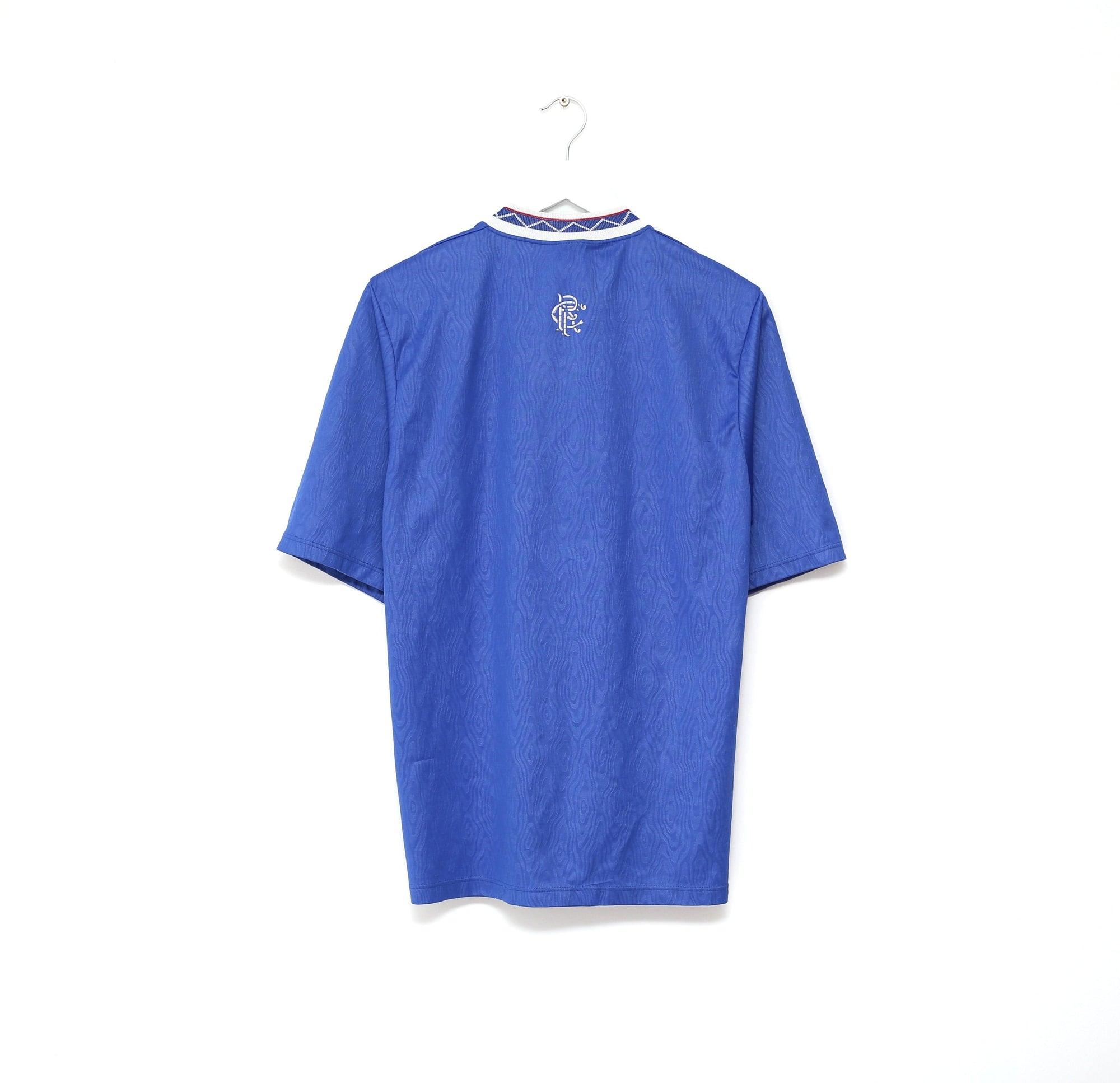 1990/92 RANGERS Vintage Admiral Home Football Shirt Jersey (L)