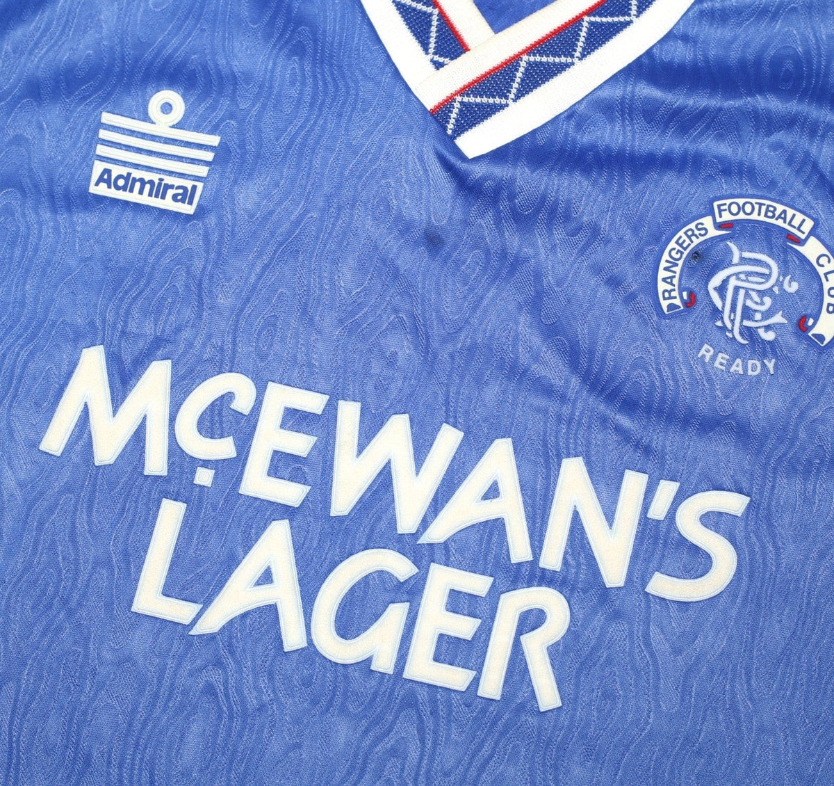 1990/92 Rangers Vintage Admiral Home Football Shirt (L) 42/44