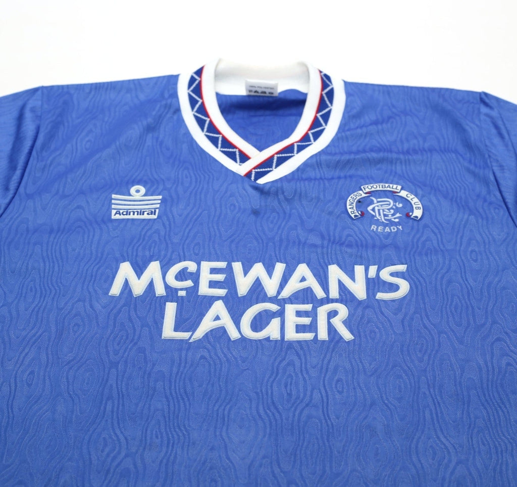 1990/92 Rangers Vintage Admiral Home Football Shirt (L) 42/44