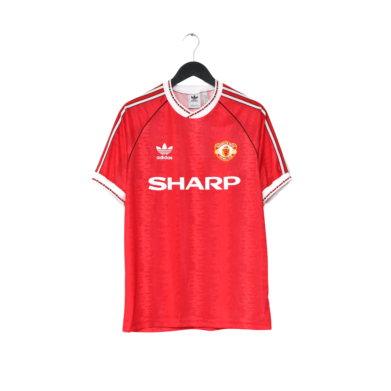 1990/92 ROBSON #7 Manchester United adidas Originals Football Shirt (M)
