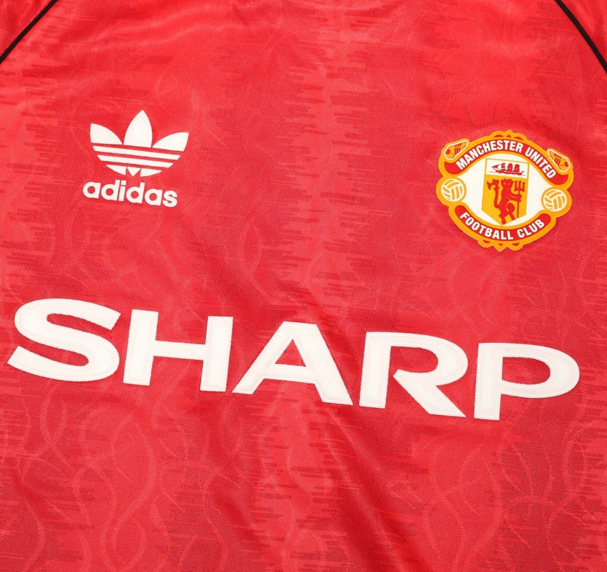 1990/92 ROBSON #7 Manchester United adidas Originals Football Shirt (M)