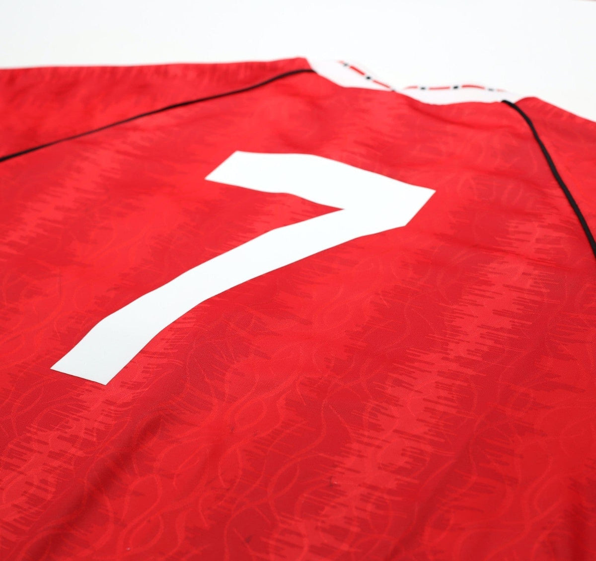 1990/92 ROBSON #7 Manchester United adidas Originals Football Shirt (XL)