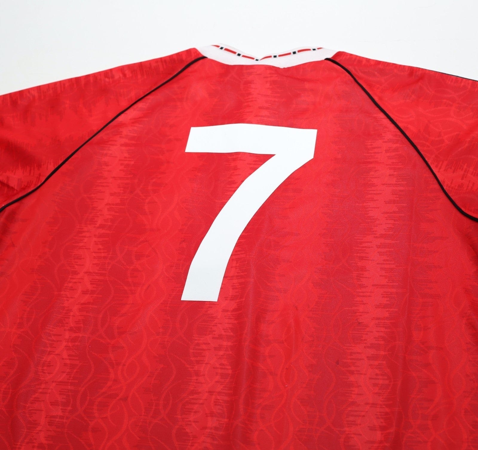 1990/92 ROBSON #7 Manchester United adidas Originals Football Shirt (XL)