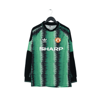 1990/92 Schmeichel #1 Manchester United adidas Originals Football Shirt (M)