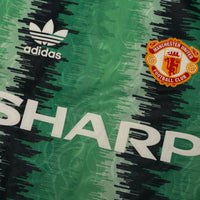 1990/92 Schmeichel #1 Manchester United adidas Originals Football Shirt (M)