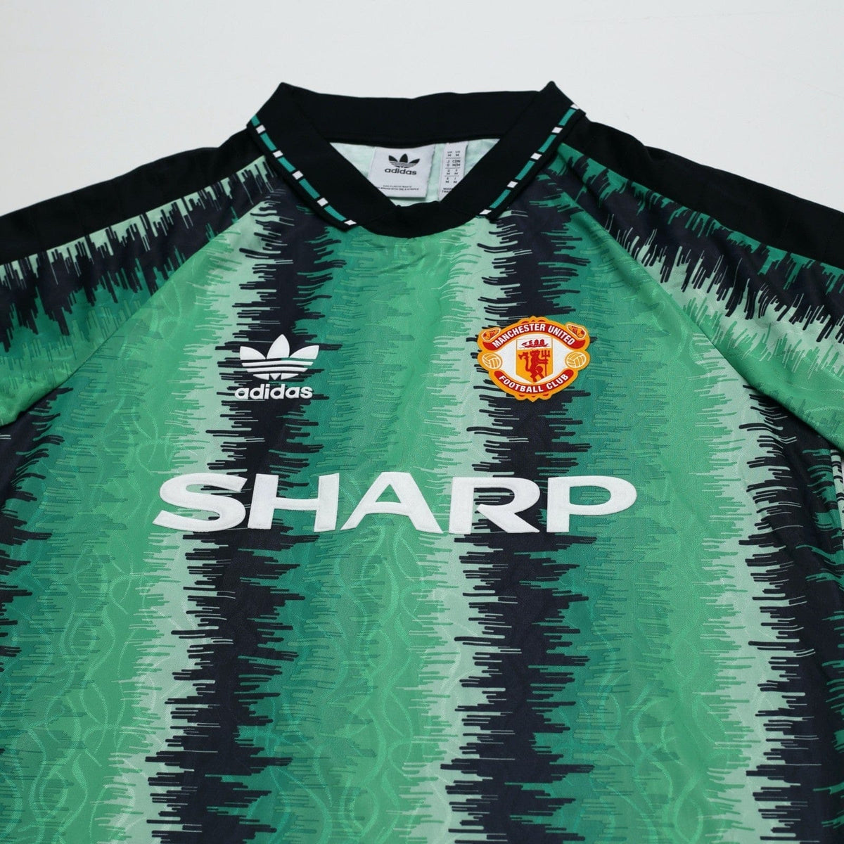 1990/92 Schmeichel #1 Manchester United adidas Originals Football Shirt (M)