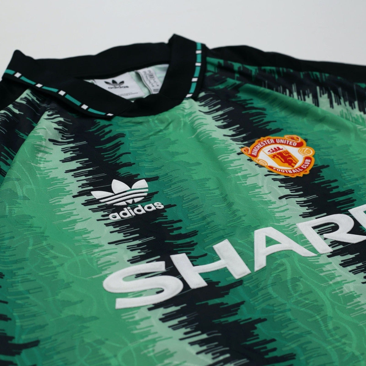 1990/92 Schmeichel #1 Manchester United adidas Originals Football Shirt (M)