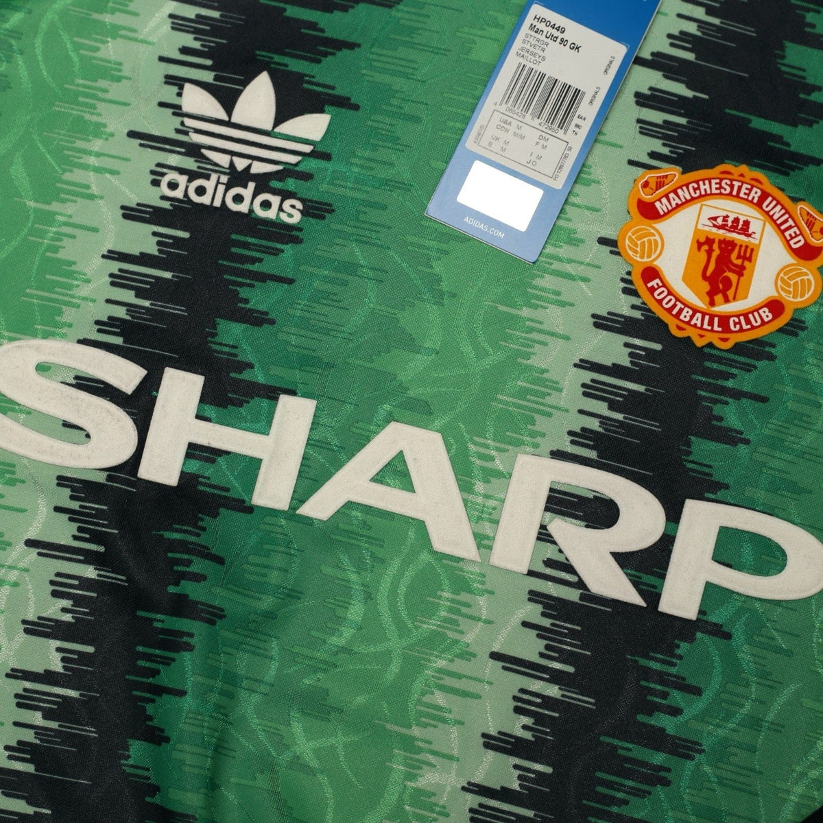 1990/92 Schmeichel #1 Manchester United adidas Originals Football Shirt (M) BNWT