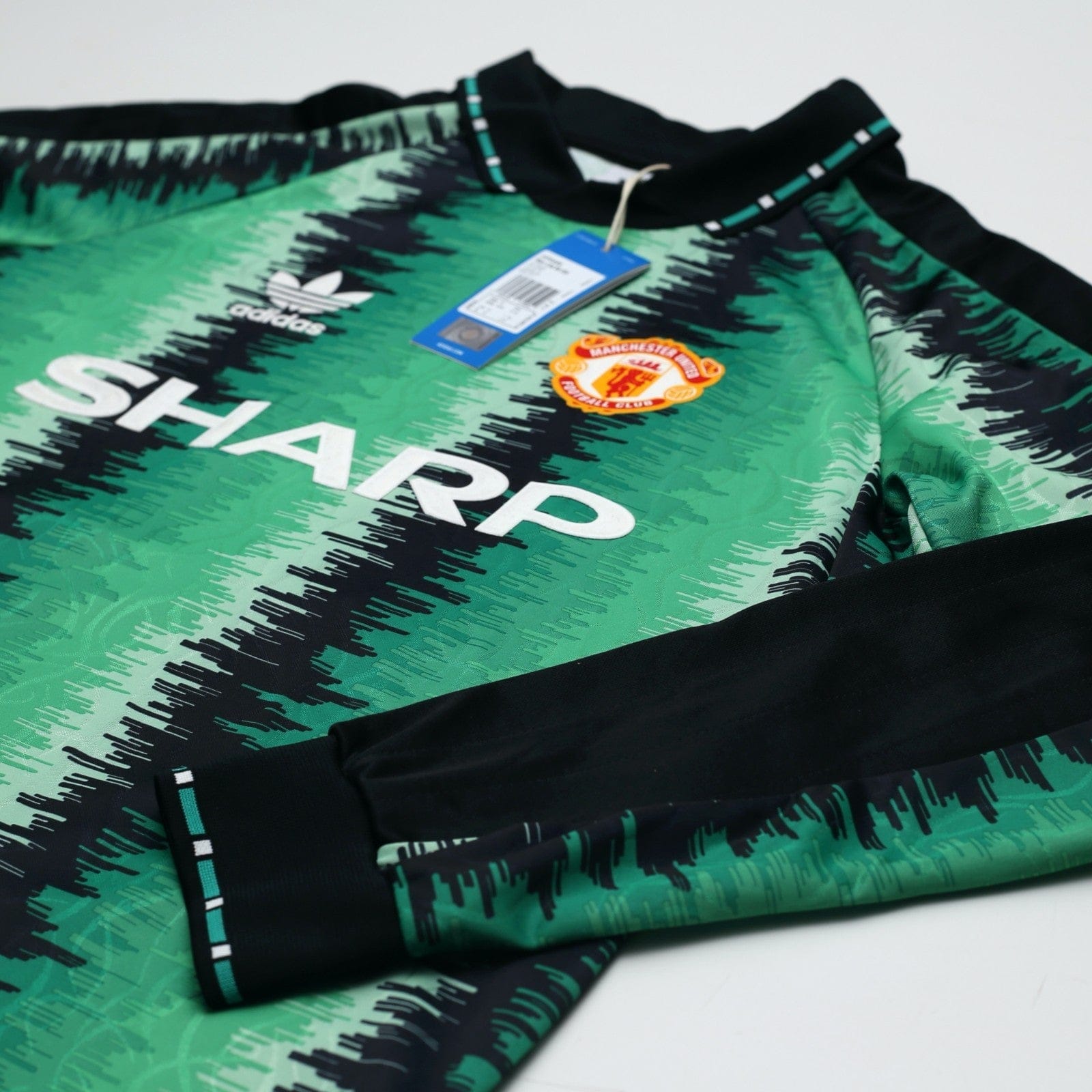 1990/92 Schmeichel #1 Manchester United adidas Originals Football Shirt (M) BNWT