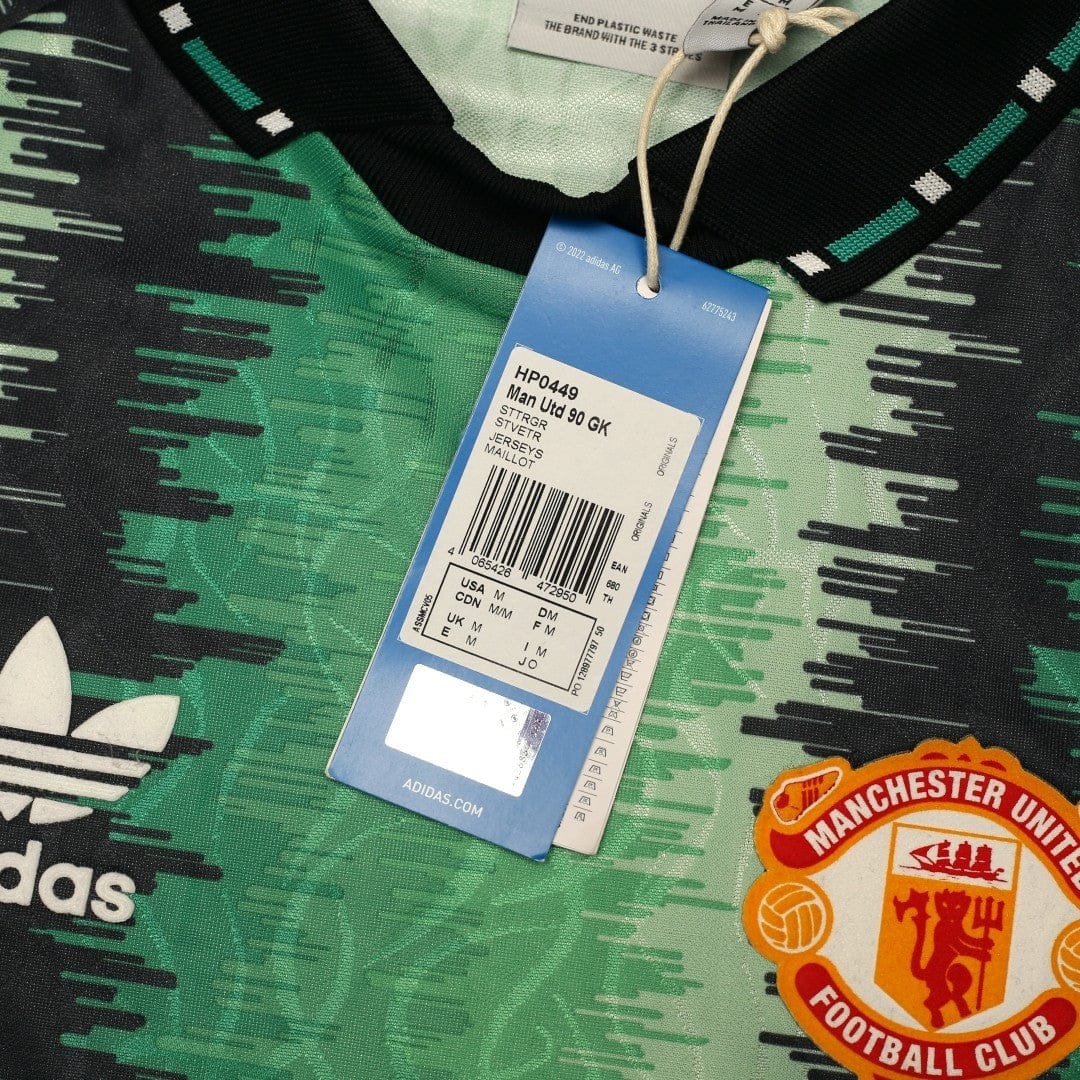 1990/92 Schmeichel #1 Manchester United adidas Originals Football Shirt (M) BNWT