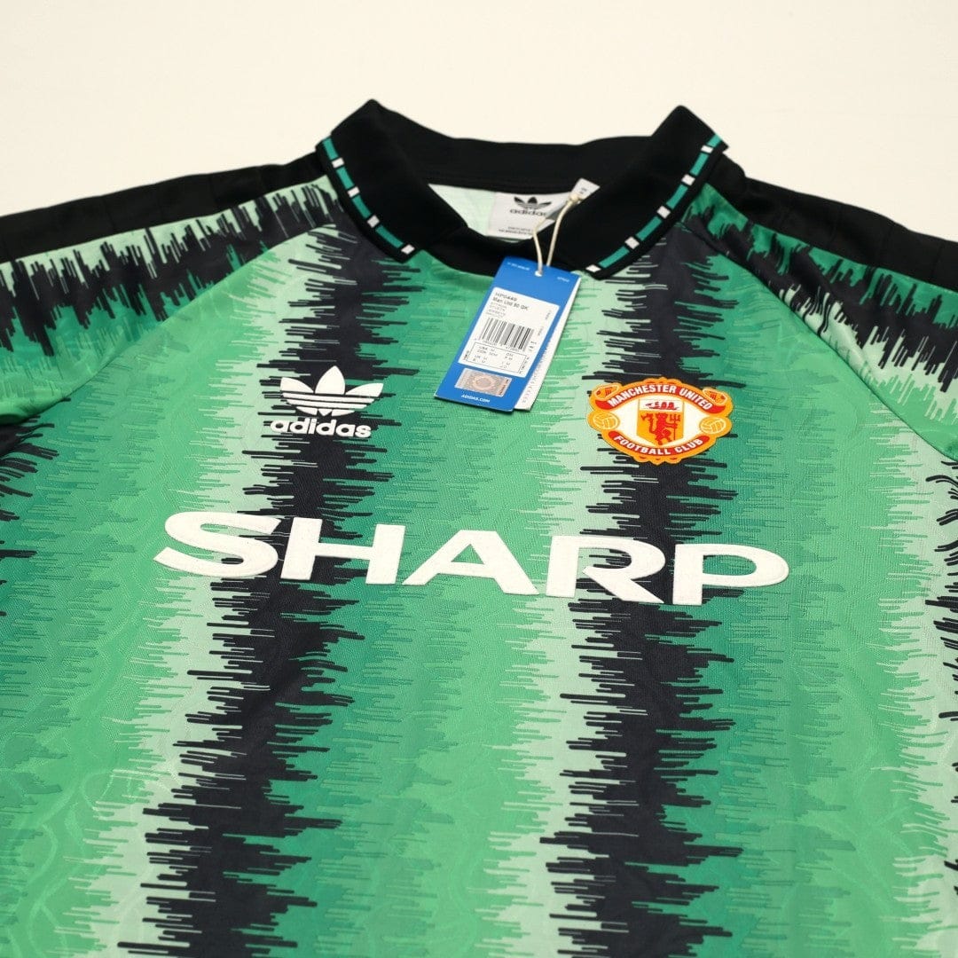 1990/92 Schmeichel #1 Manchester United adidas Originals Football Shirt (M) BNWT