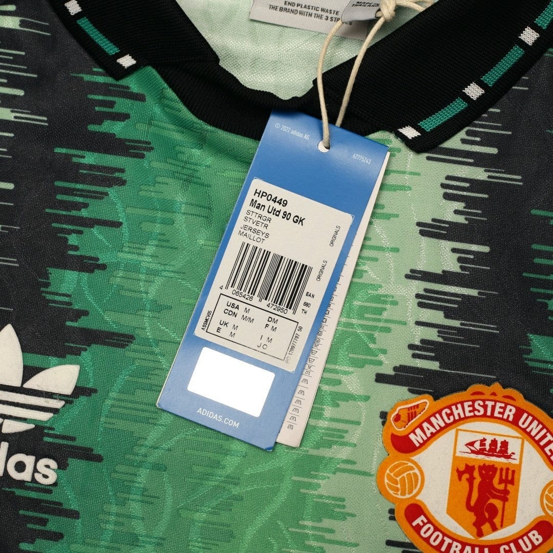 1990/92 Schmeichel #1 Manchester United adidas Originals Football Shirt (M) BNWT