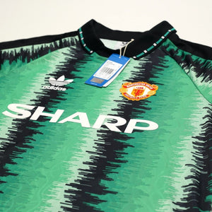 1990/92 Schmeichel #1 Manchester United adidas Originals Football Shirt (M) BNWT