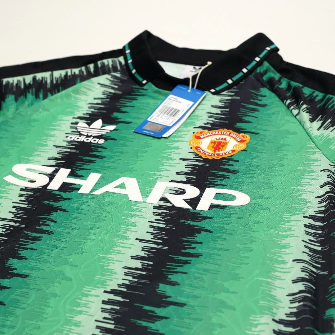 1990/92 Schmeichel #1 Manchester United adidas Originals Football Shirt (M) BNWT