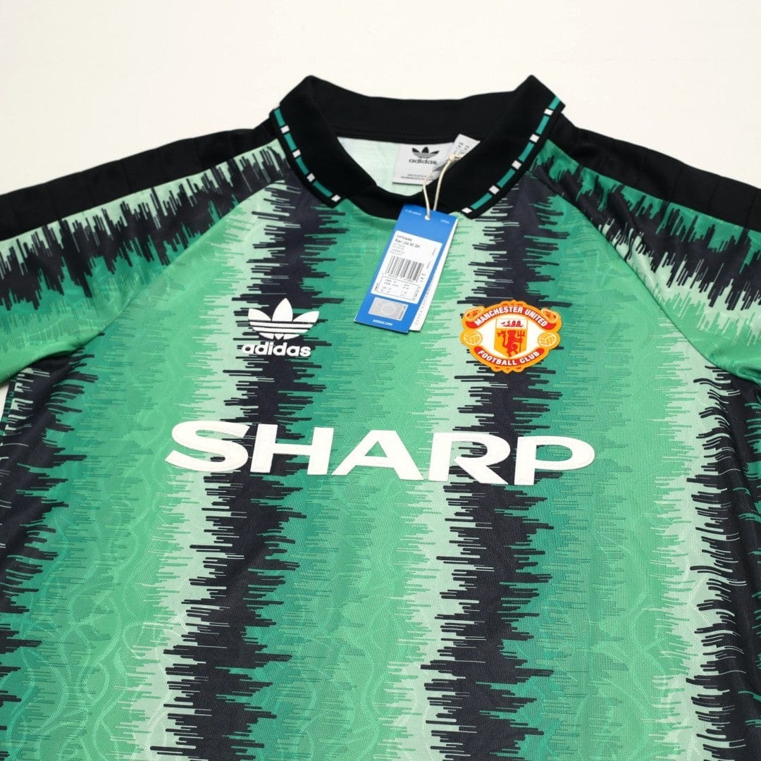 1990/92 Schmeichel #1 Manchester United adidas Originals Football Shirt (M) BNWT
