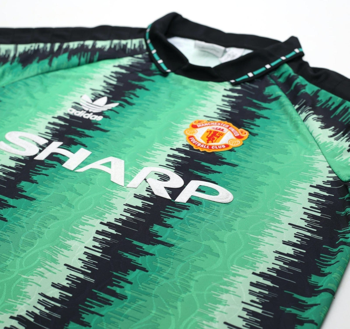 1990/92 SCHMEICHEL #1 Manchester united adidas Originals GK Football Shirt (L)