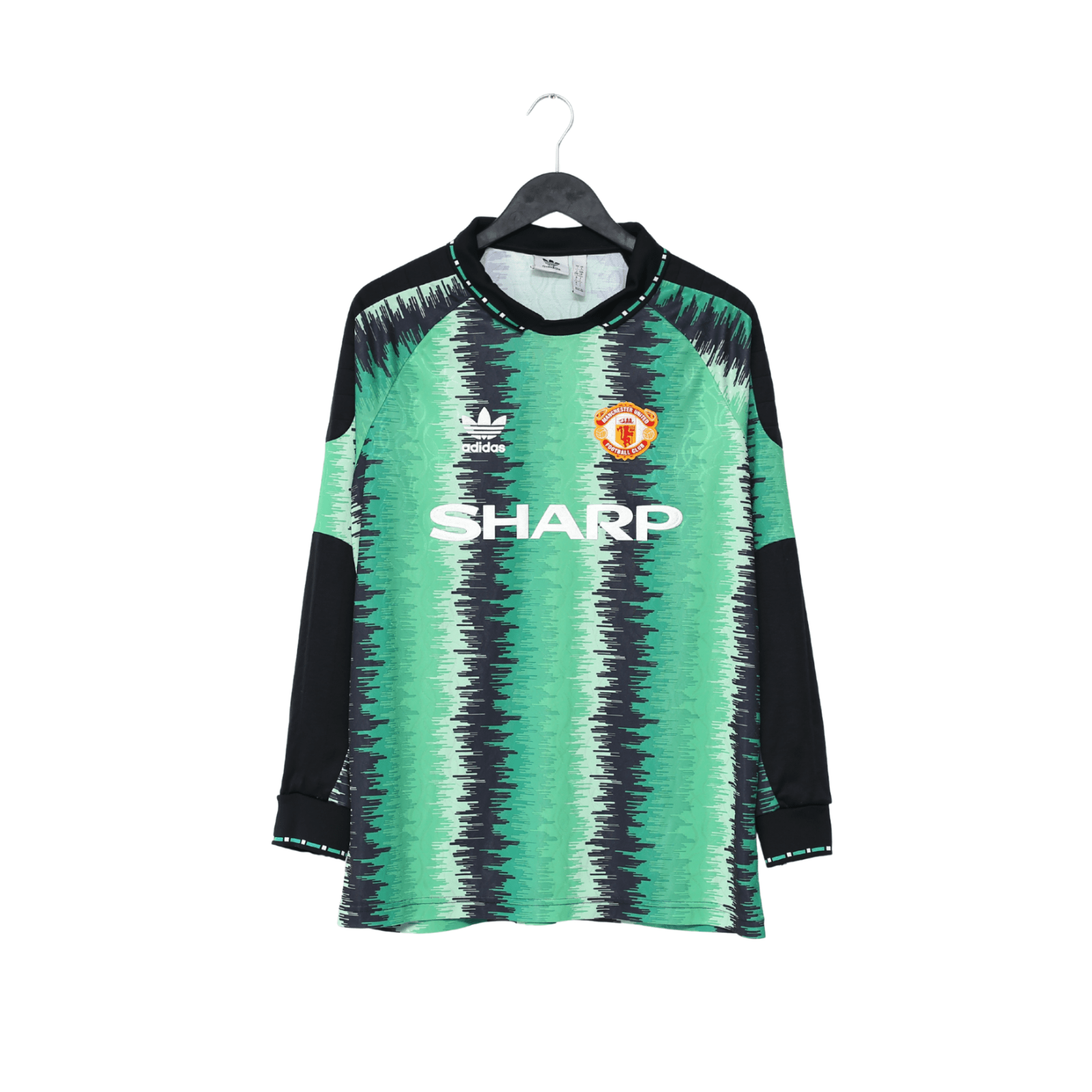 1990/92 SCHMEICHEL #1 Manchester united adidas Originals GK Football Shirt (L)