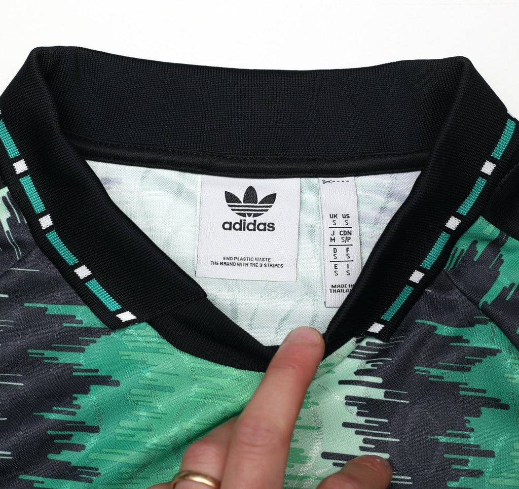 1990/92 SCHMEICHEL #1 Manchester United adidas Originals GK Football Shirt (S)