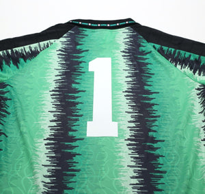 1990/92 SCHMEICHEL #1 Manchester United adidas Originals GK Football Shirt (S)