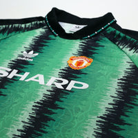 1990/92 Schmeichel #1 Manchester united adidas Originals GK Football Shirt (XXL)