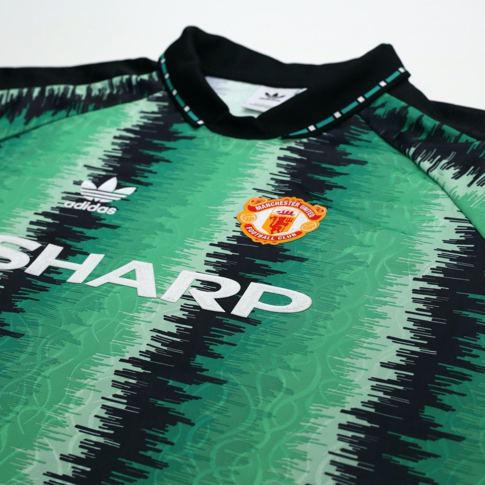 1990/92 Schmeichel #1 Manchester united adidas Originals GK Football Shirt (XXL)