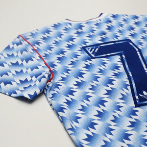 1990/92 Sharpe #7 Manchester United Retro adidas Away Football Shirt (M)