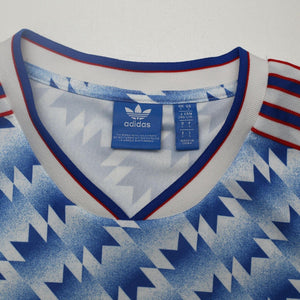 1990/92 Sharpe #7 Manchester United Retro adidas Away Football Shirt (M/L)