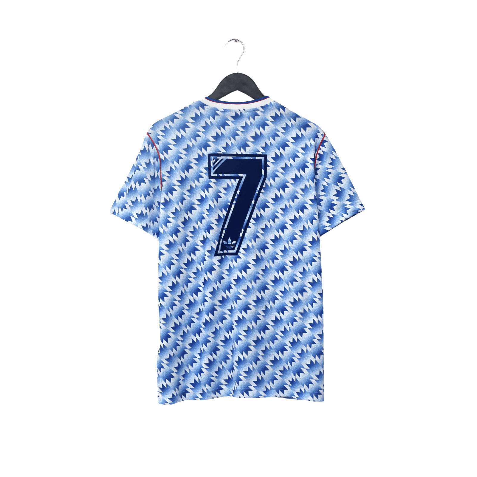 1990/92 Sharpe #7 Manchester United Retro adidas Away Football Shirt (M/L)